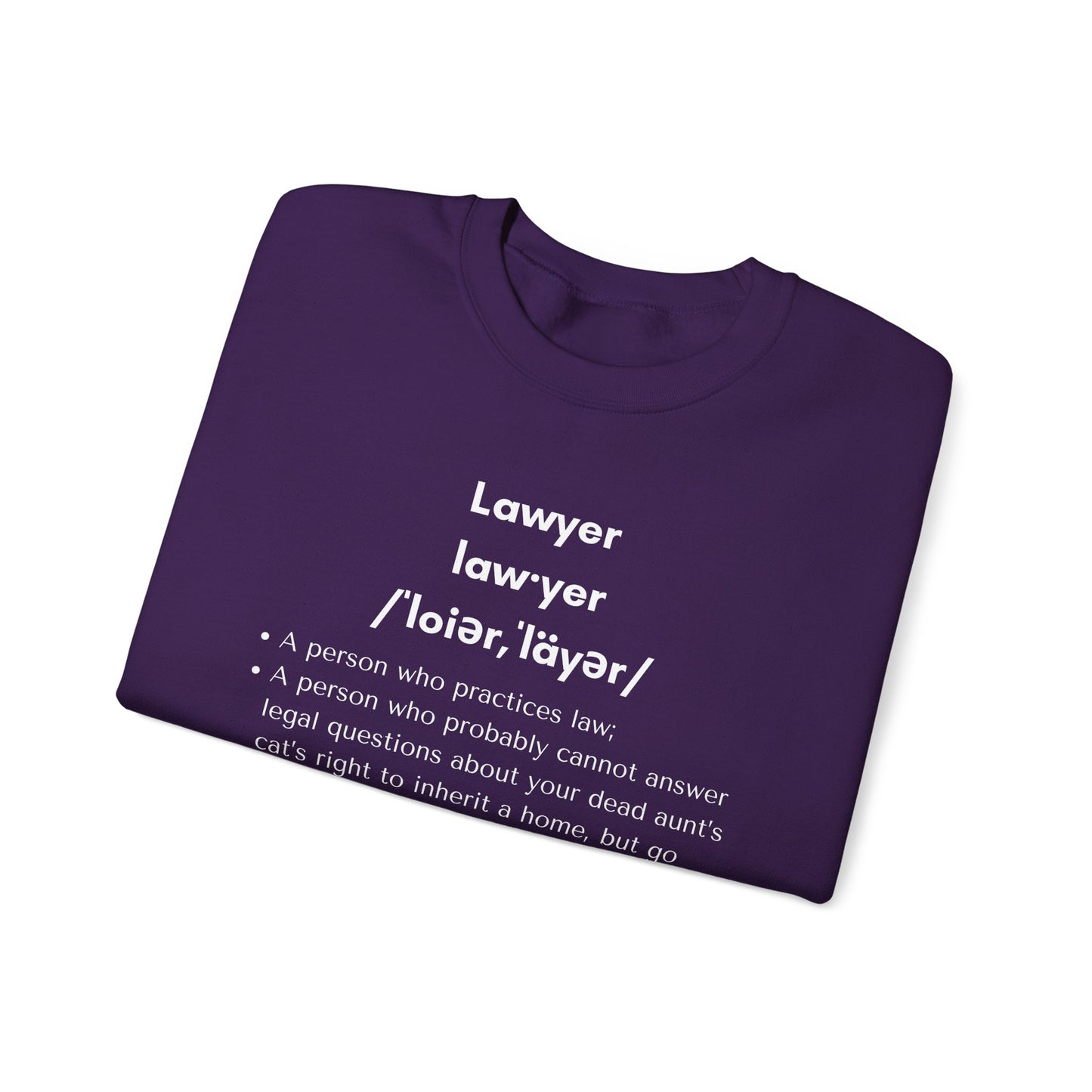 Definition of Lawyer - Sweatshirt