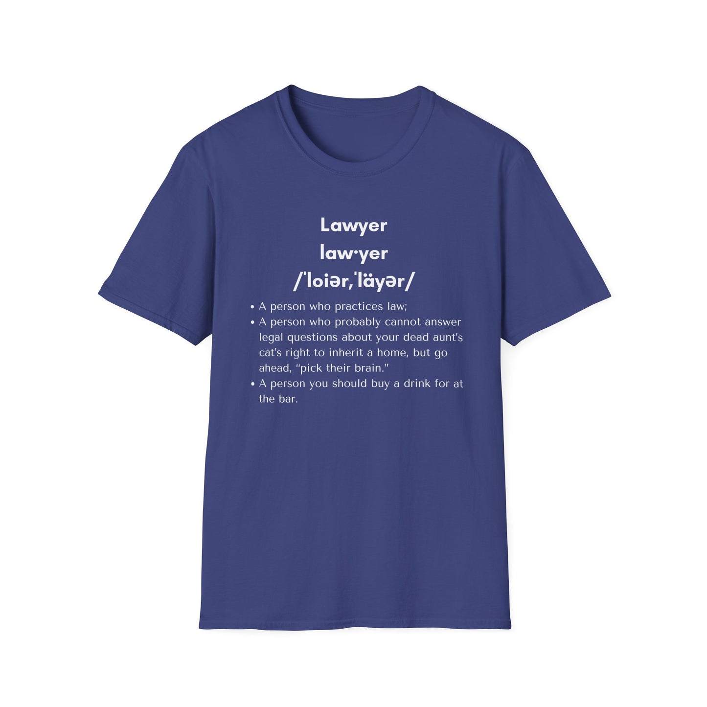 Definition of Lawyer - Unisex T-Shirt