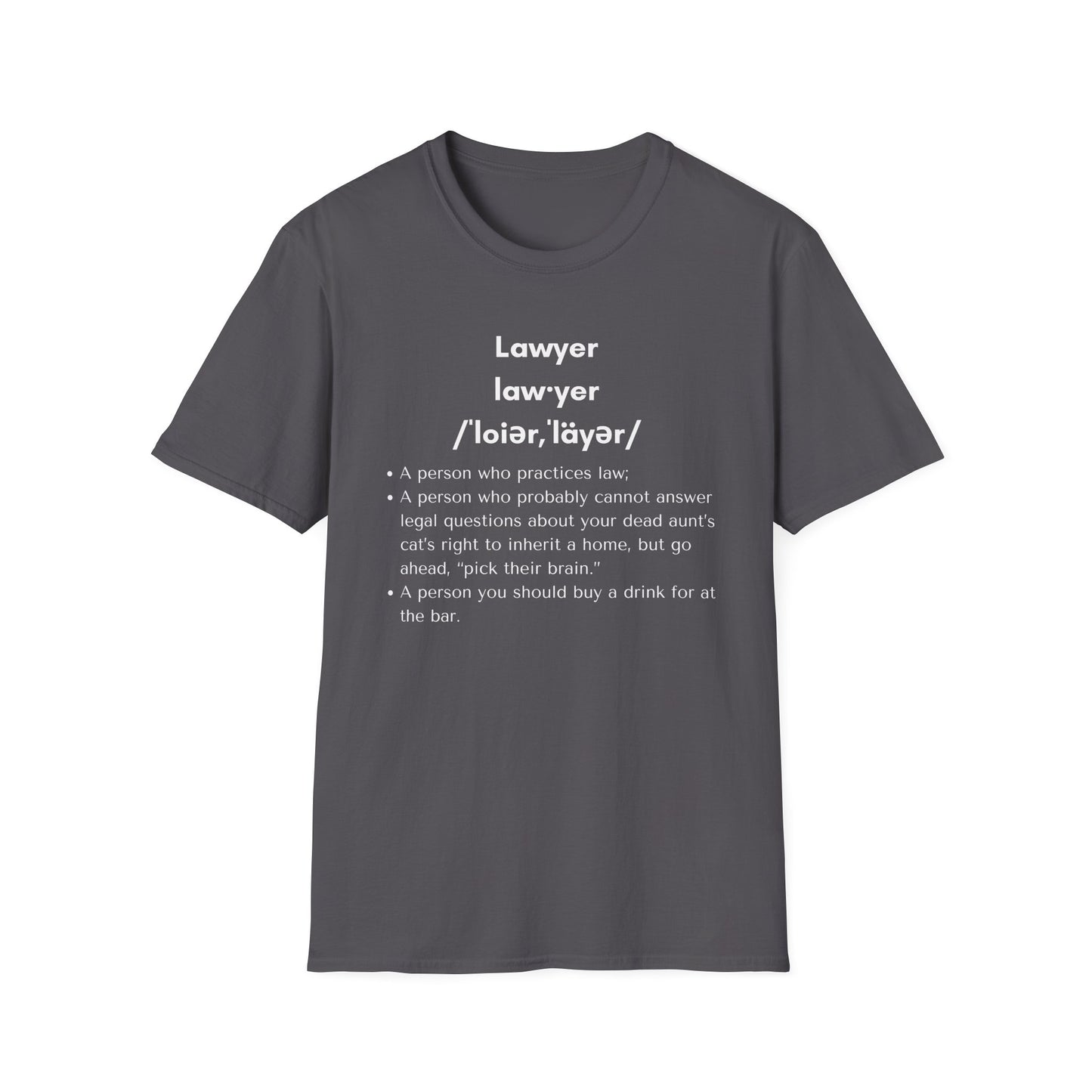 Definition of Lawyer - Unisex T-Shirt
