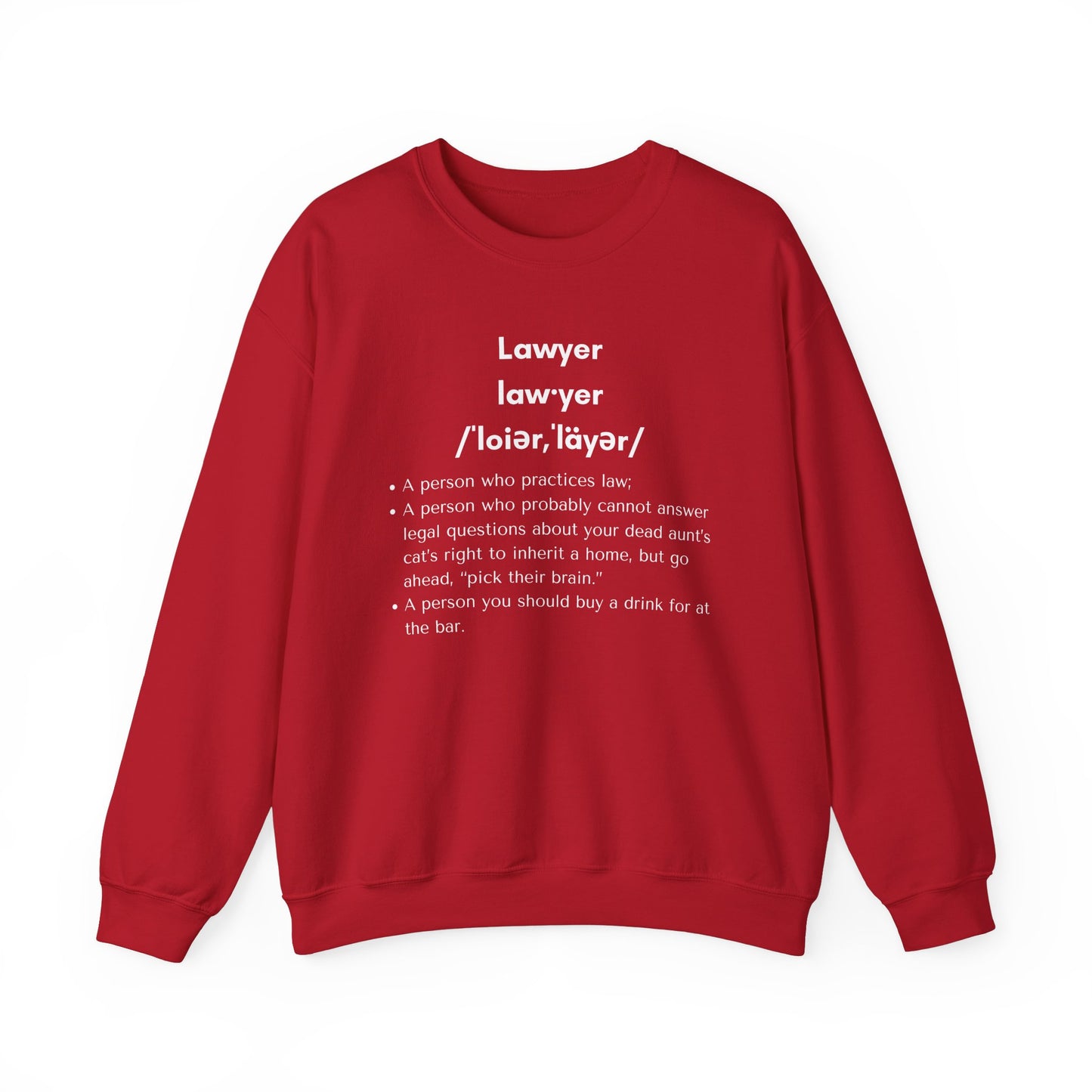 Definition of Lawyer - Sweatshirt