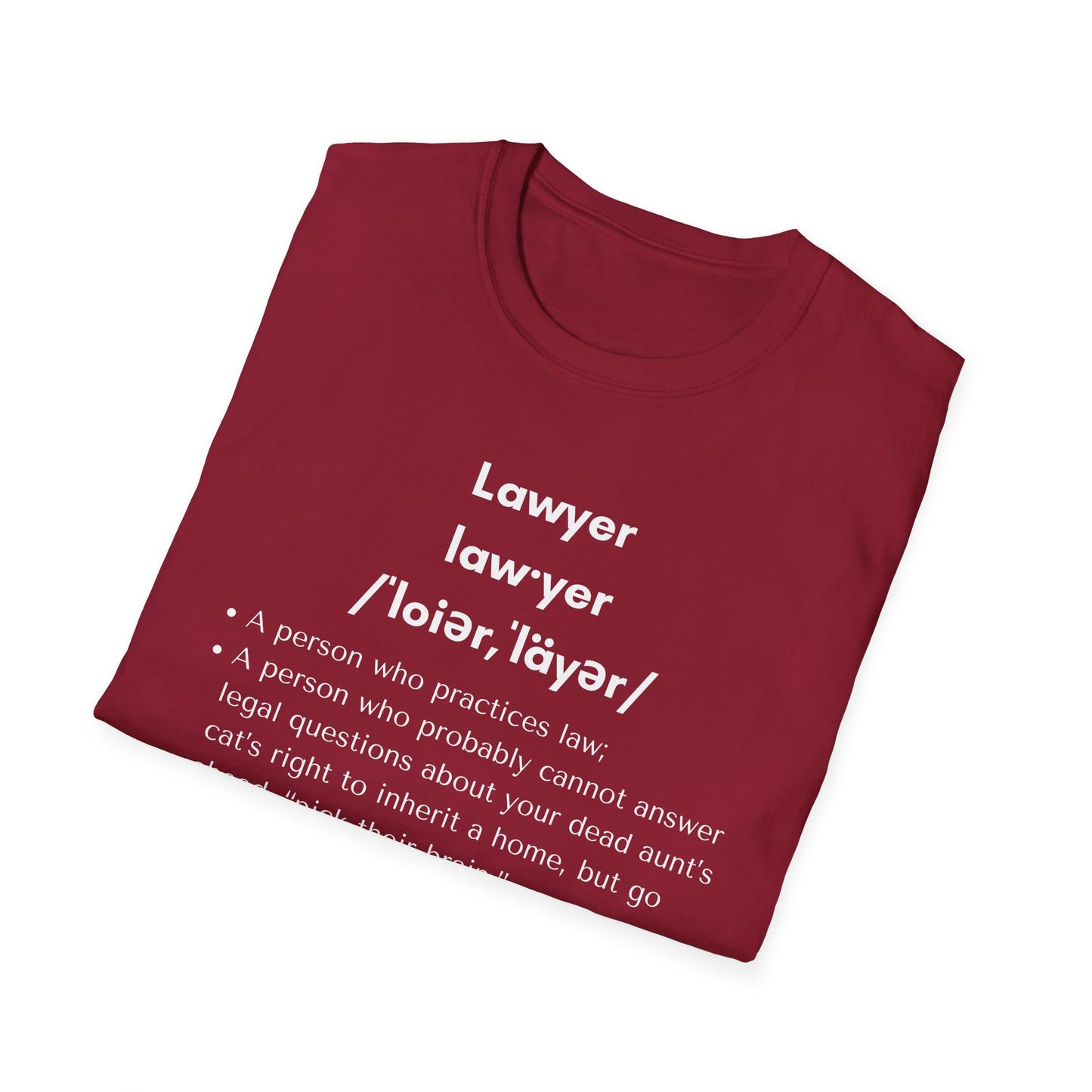Definition of Lawyer - Unisex T-Shirt
