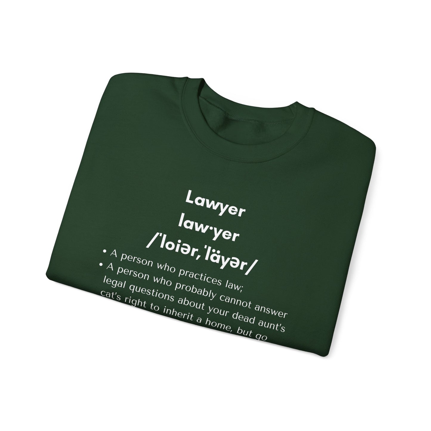 Definition of Lawyer - Sweatshirt