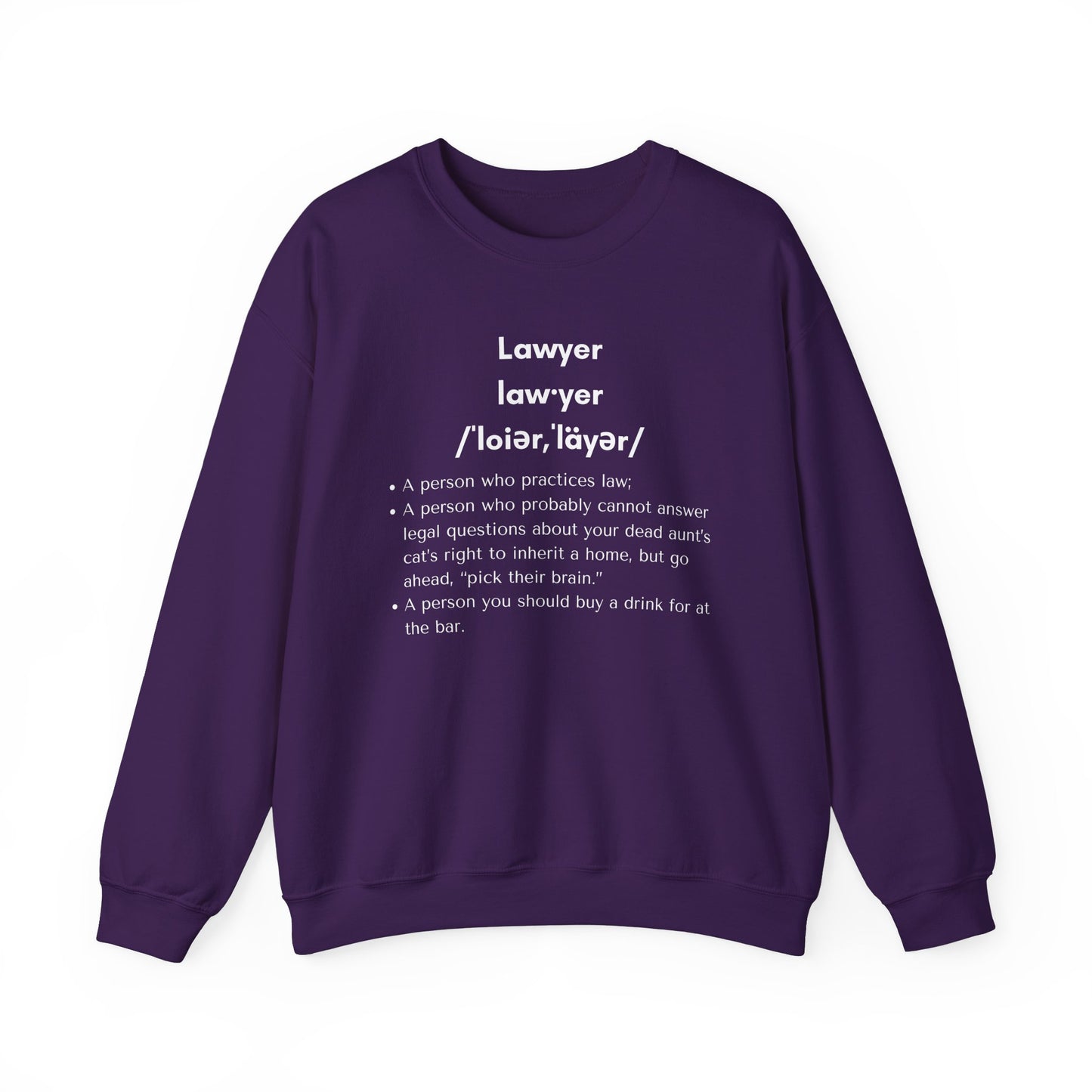 Definition of Lawyer - Sweatshirt