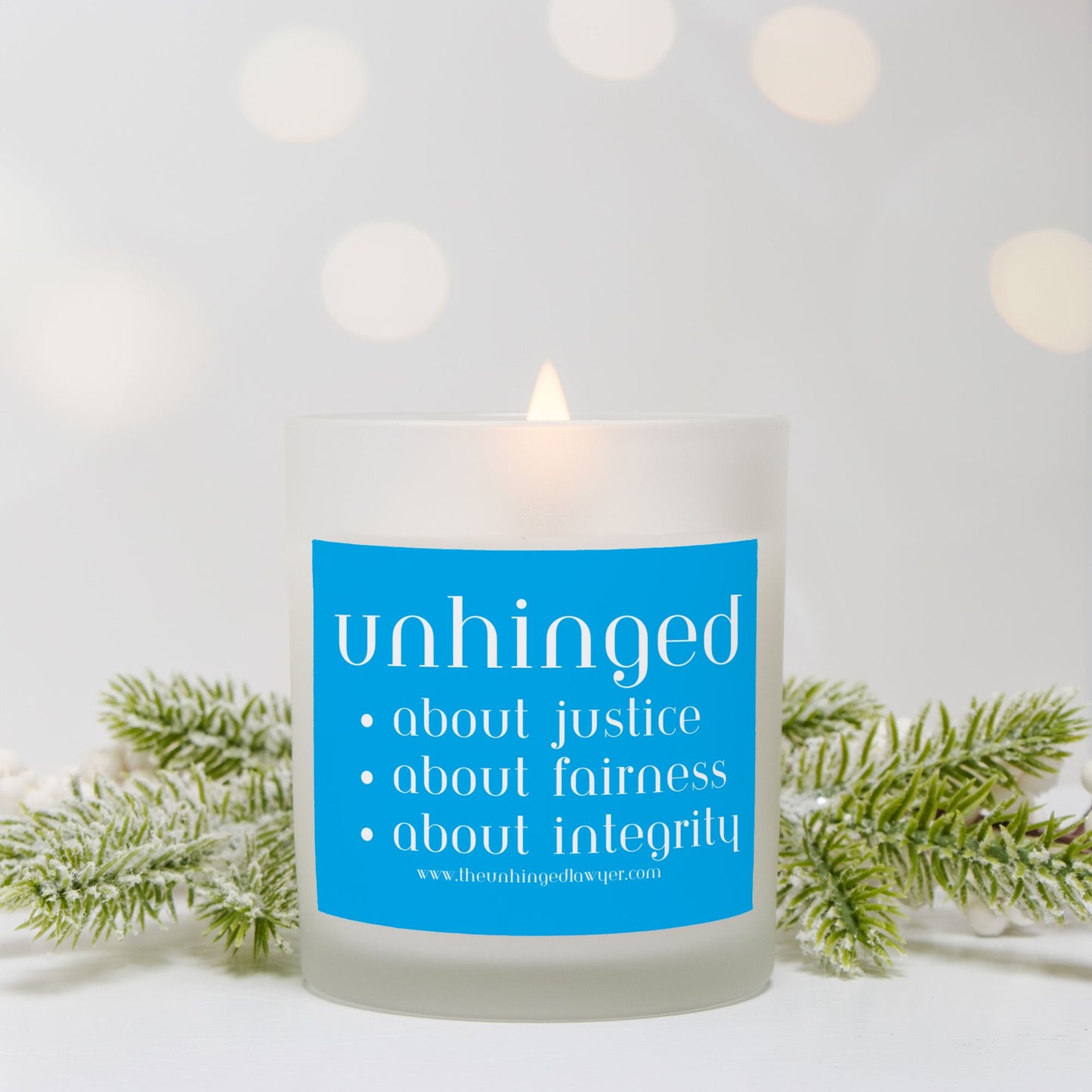 Unhinged candle