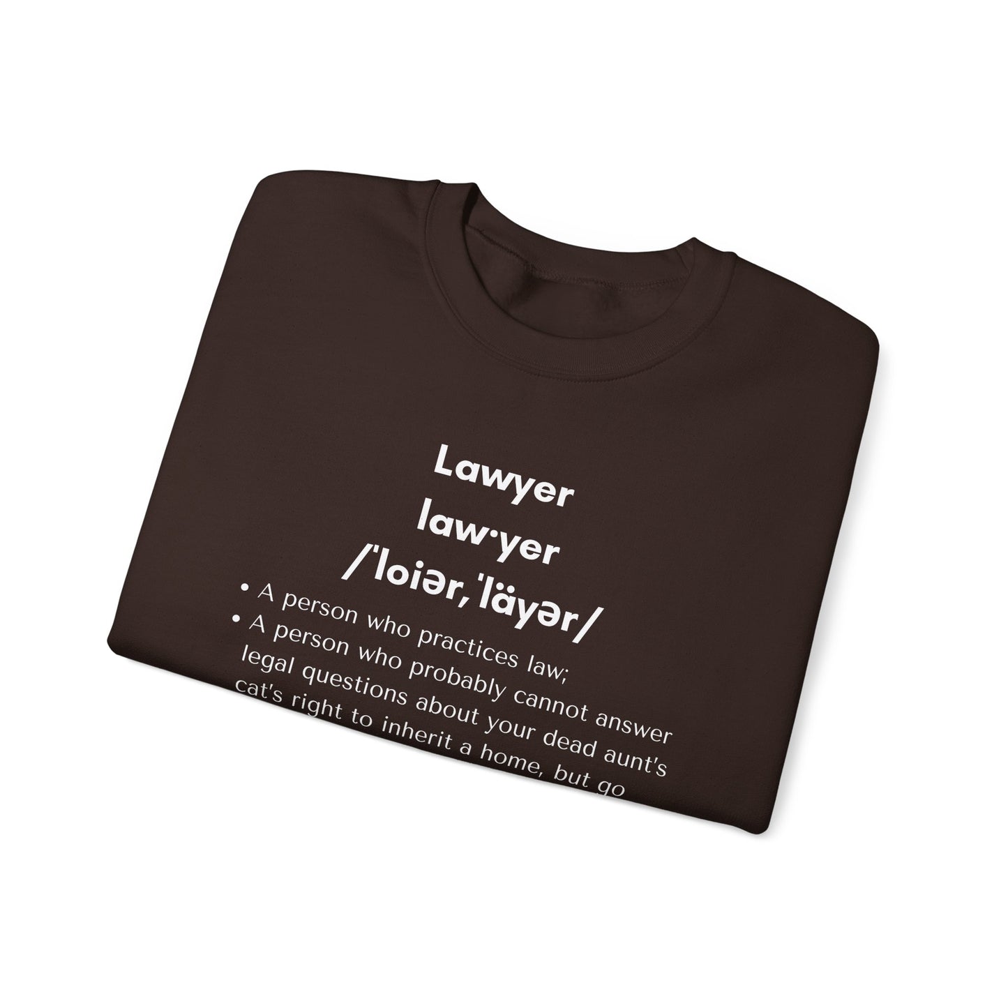 Definition of Lawyer - Sweatshirt