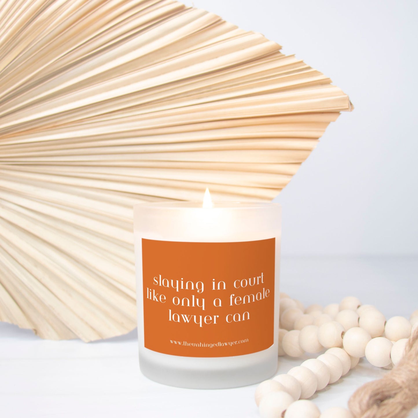 Slay the courtroom candle