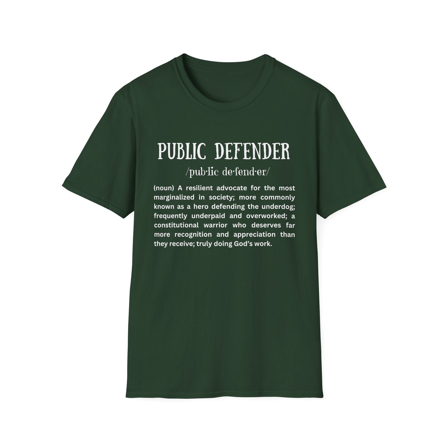 Definition of Public Defender - Unisex T-Shirt