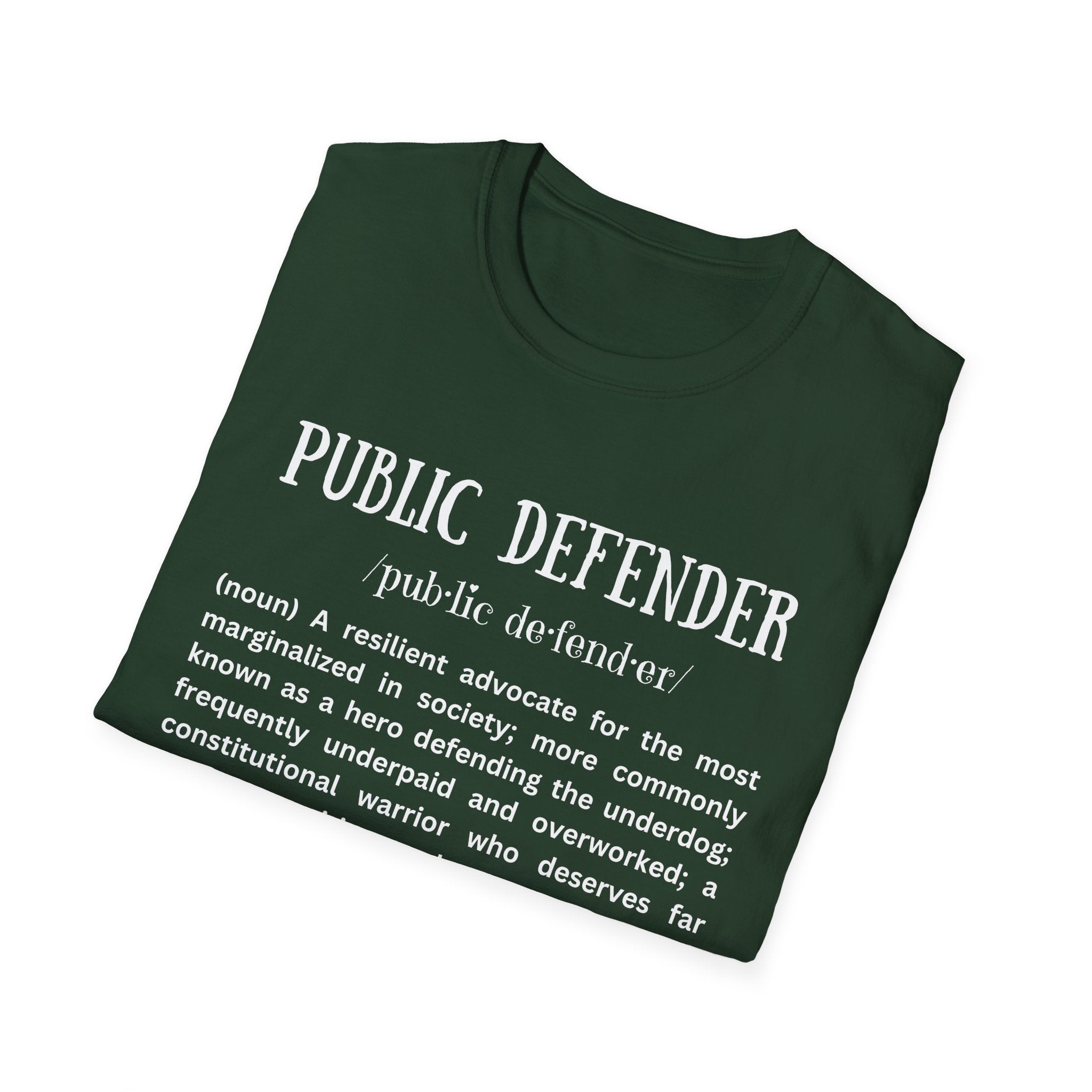 Definition of Public Defender - Unisex T-Shirt