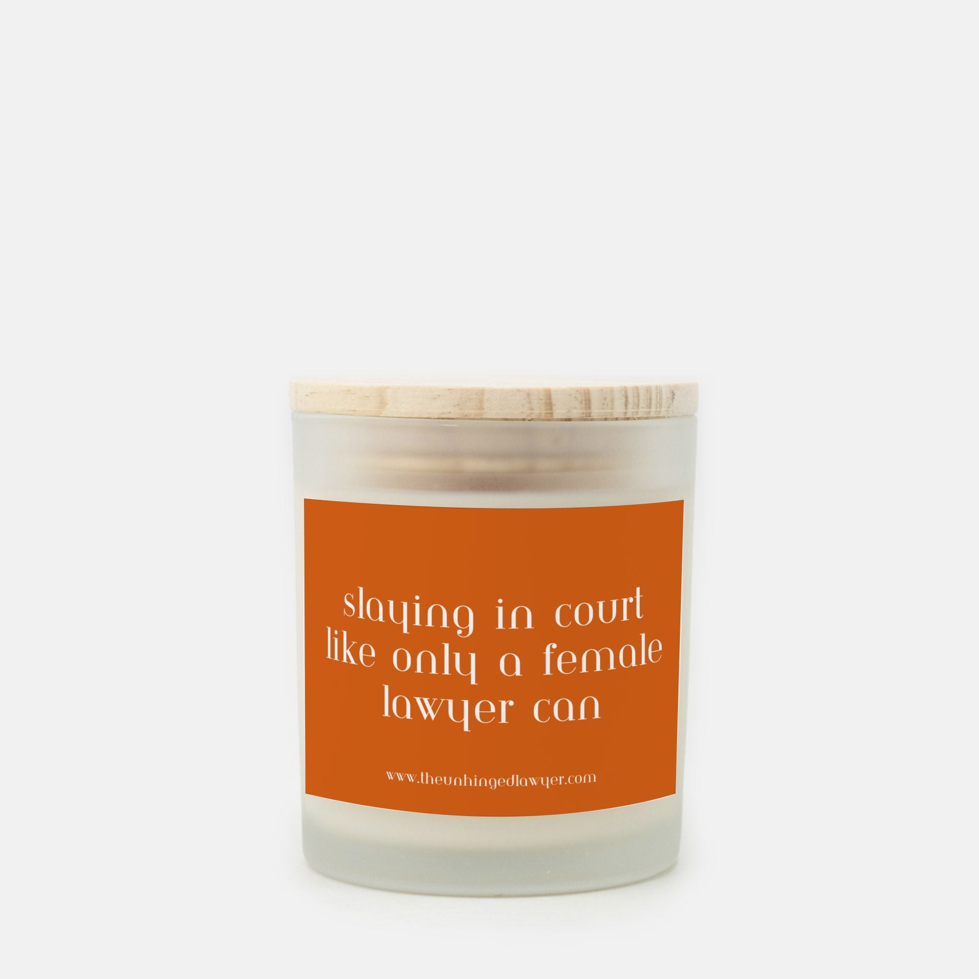Slay the courtroom candle