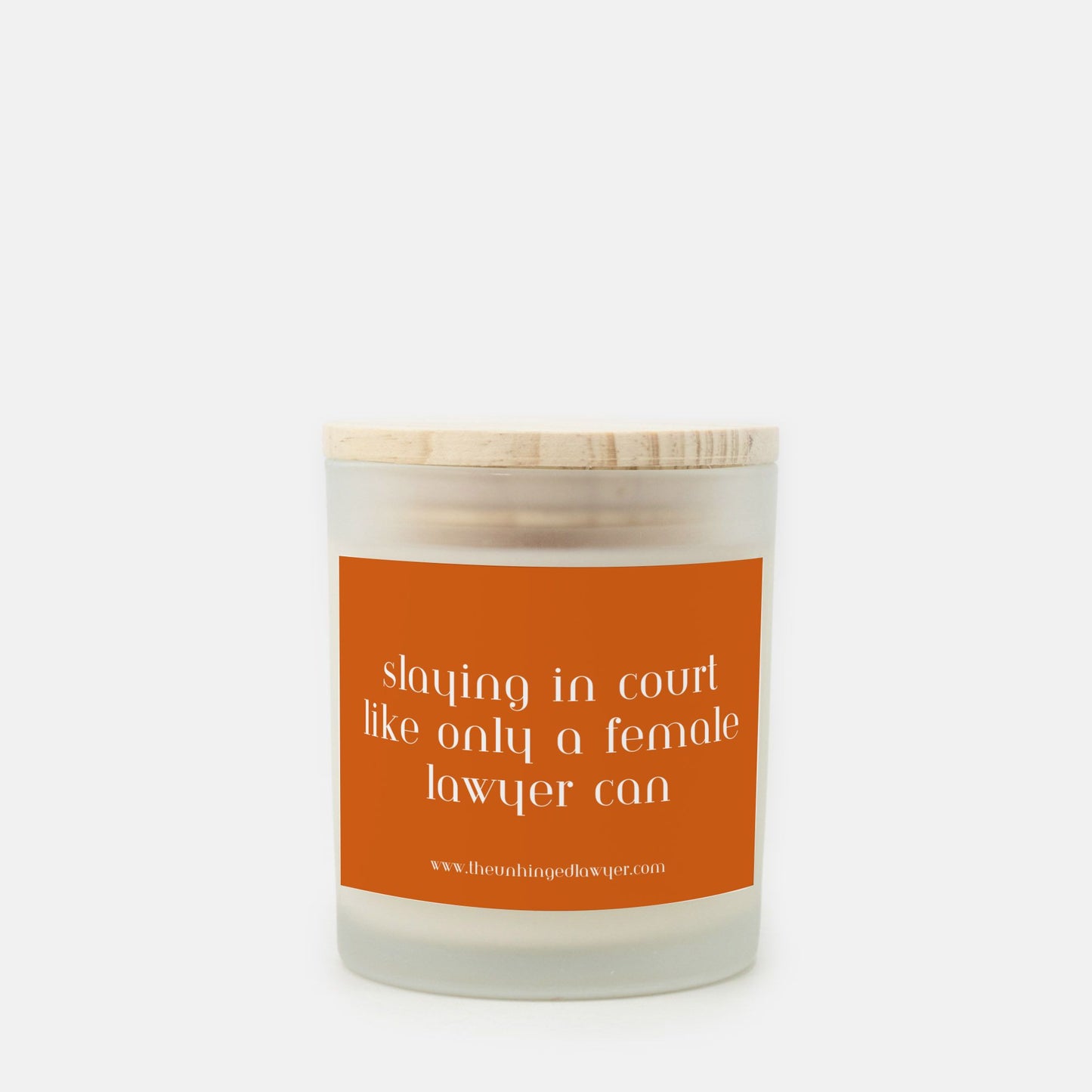 Slay the courtroom candle