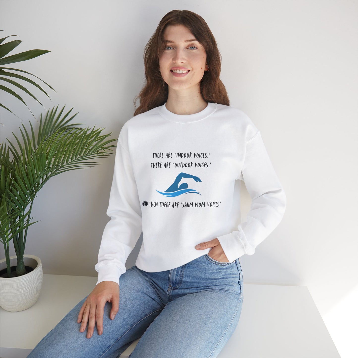 Swim Mom Voice! - Sweatshirt