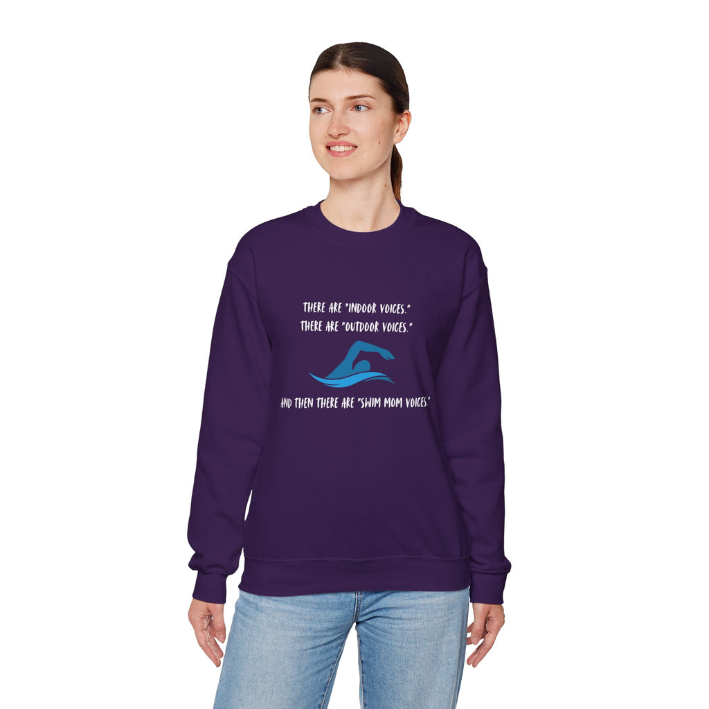 Swim Mom Voice! - Sweatshirt