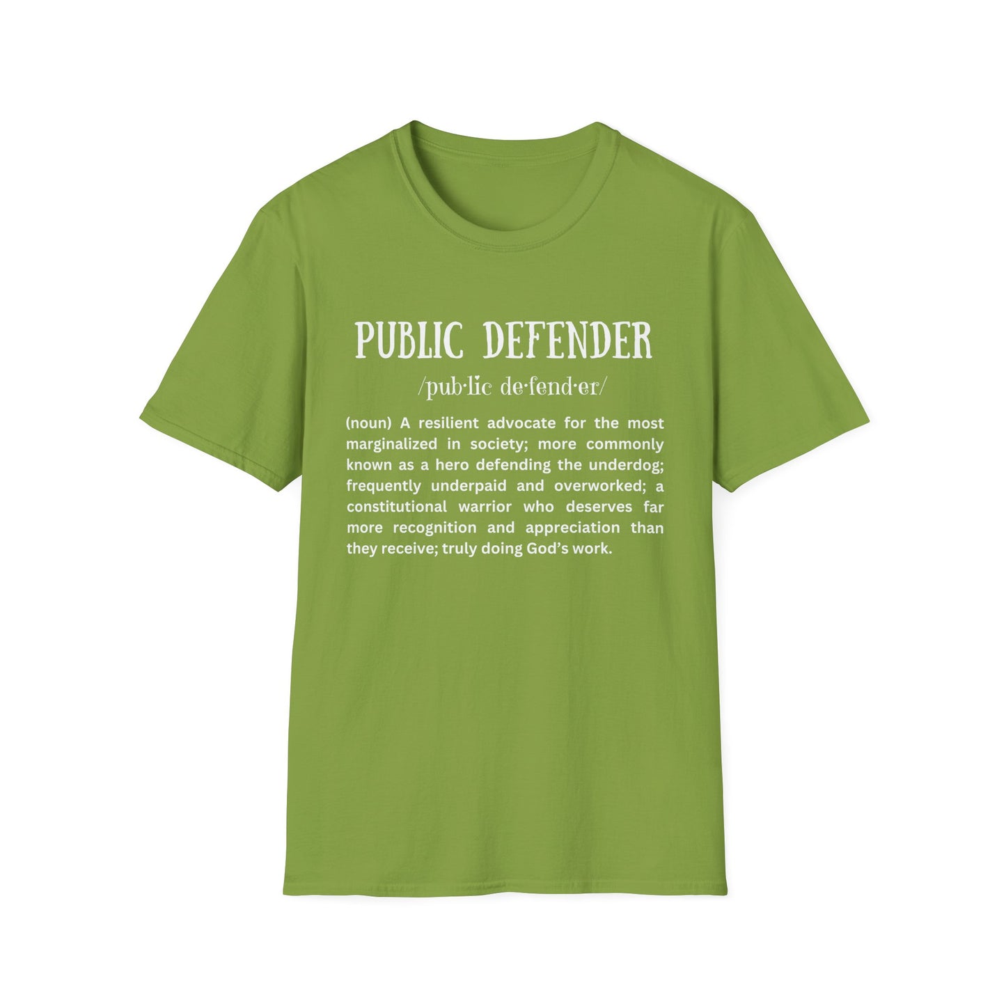 Definition of Public Defender - Unisex T-Shirt