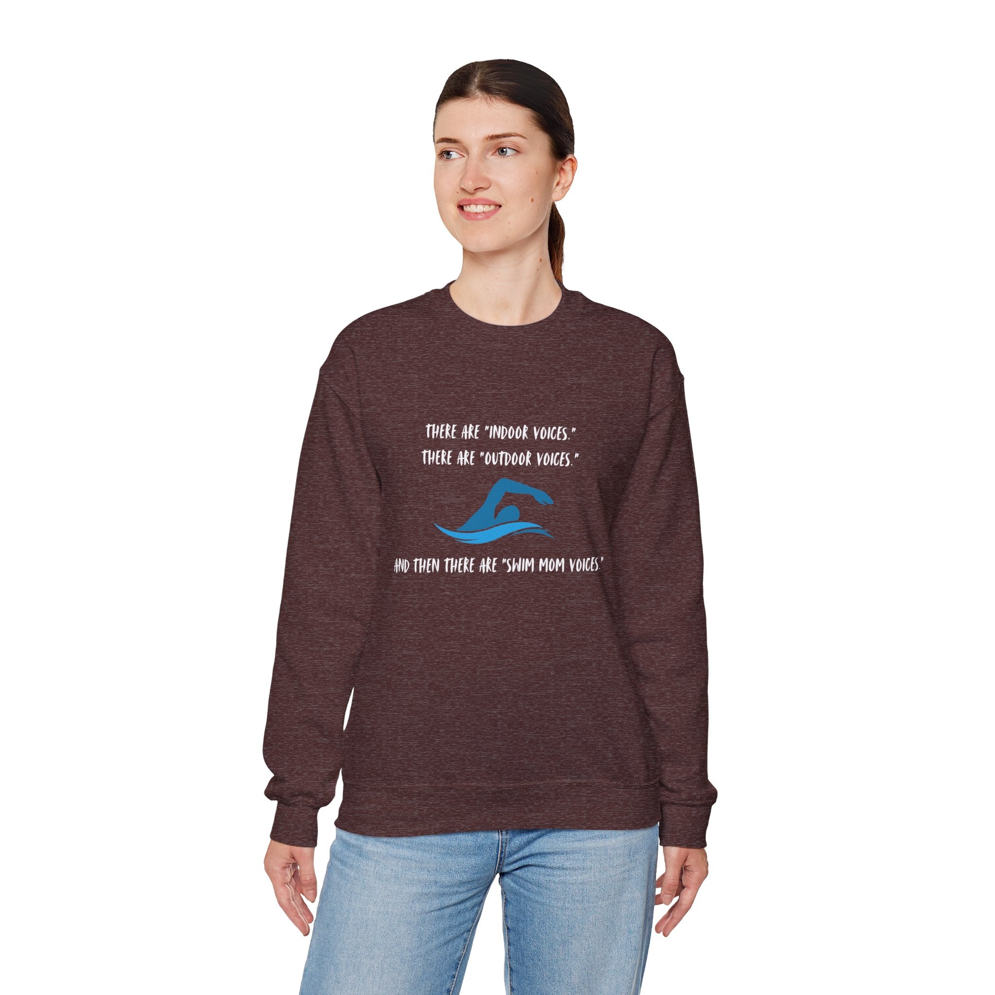 Swim Mom Voice! - Sweatshirt