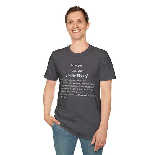 Definition of Lawyer - Unisex T-Shirt