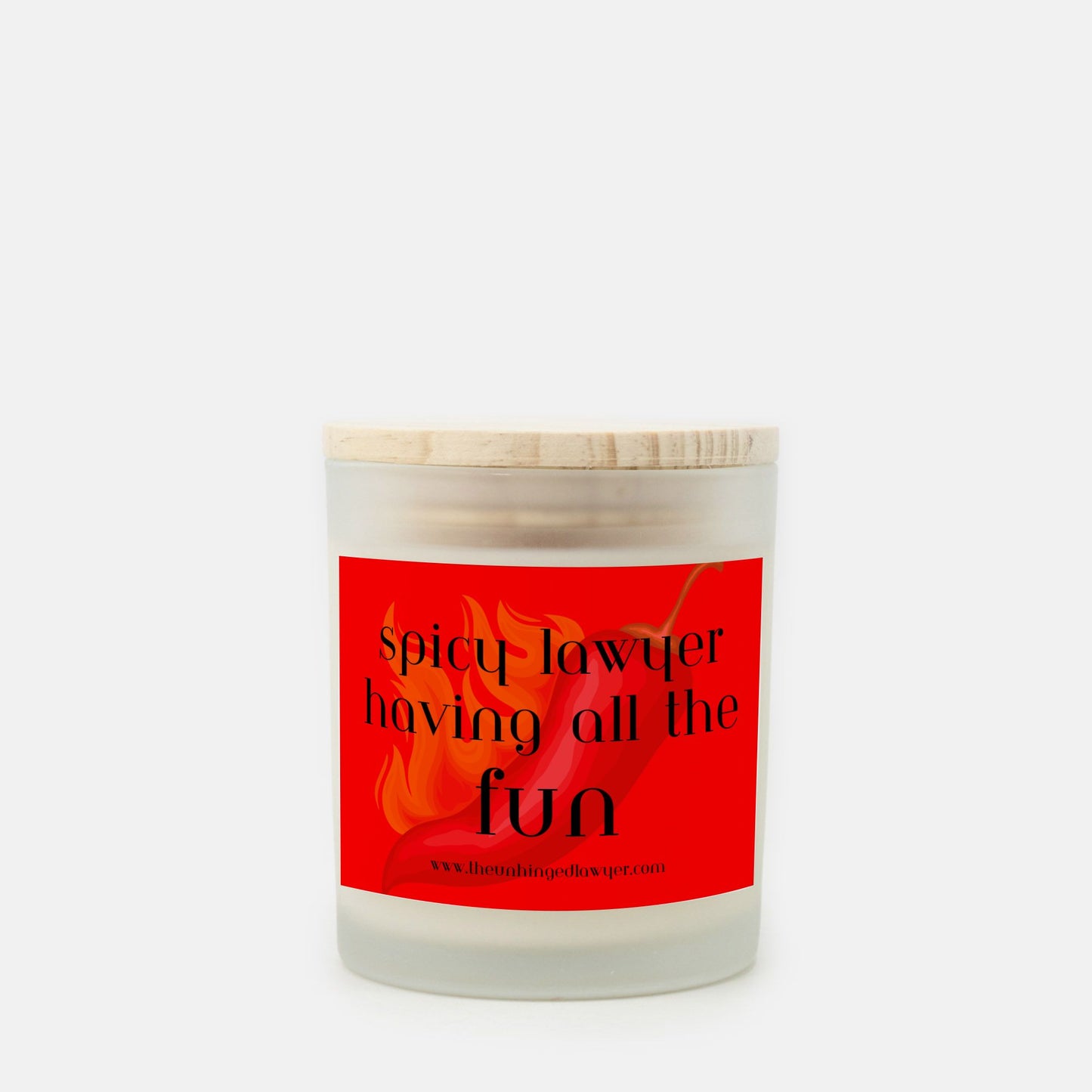Spicy lawyers candle