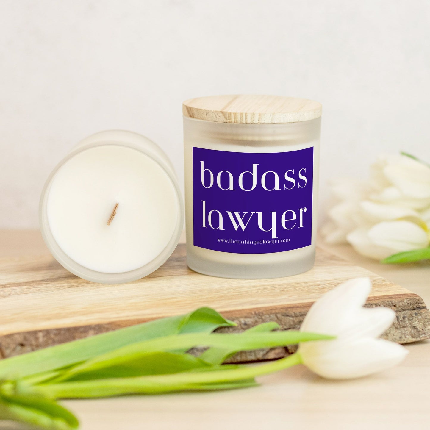 Badass lawyer candle