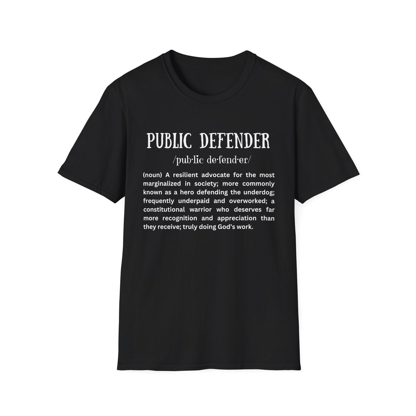 Definition of Public Defender - Unisex T-Shirt