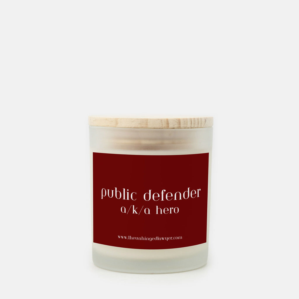 Public defender hero candle