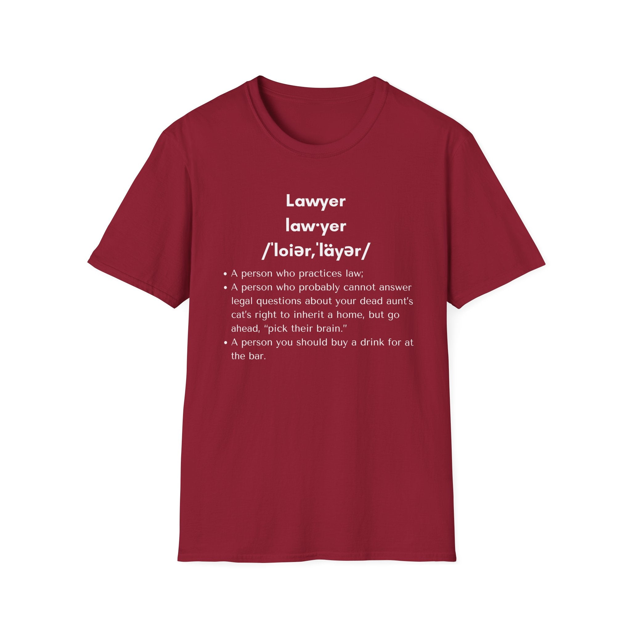 Definition of Lawyer - Unisex T-Shirt