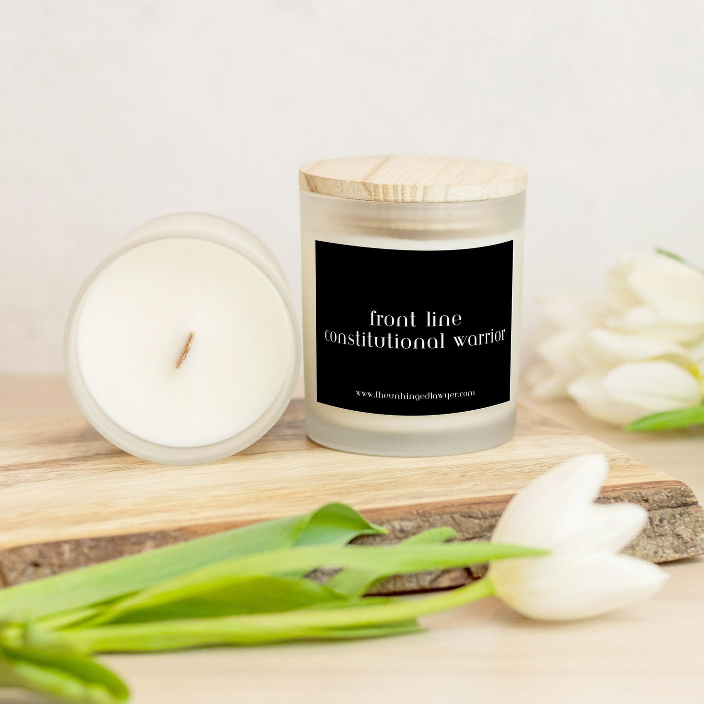 Constitutional warrior candle