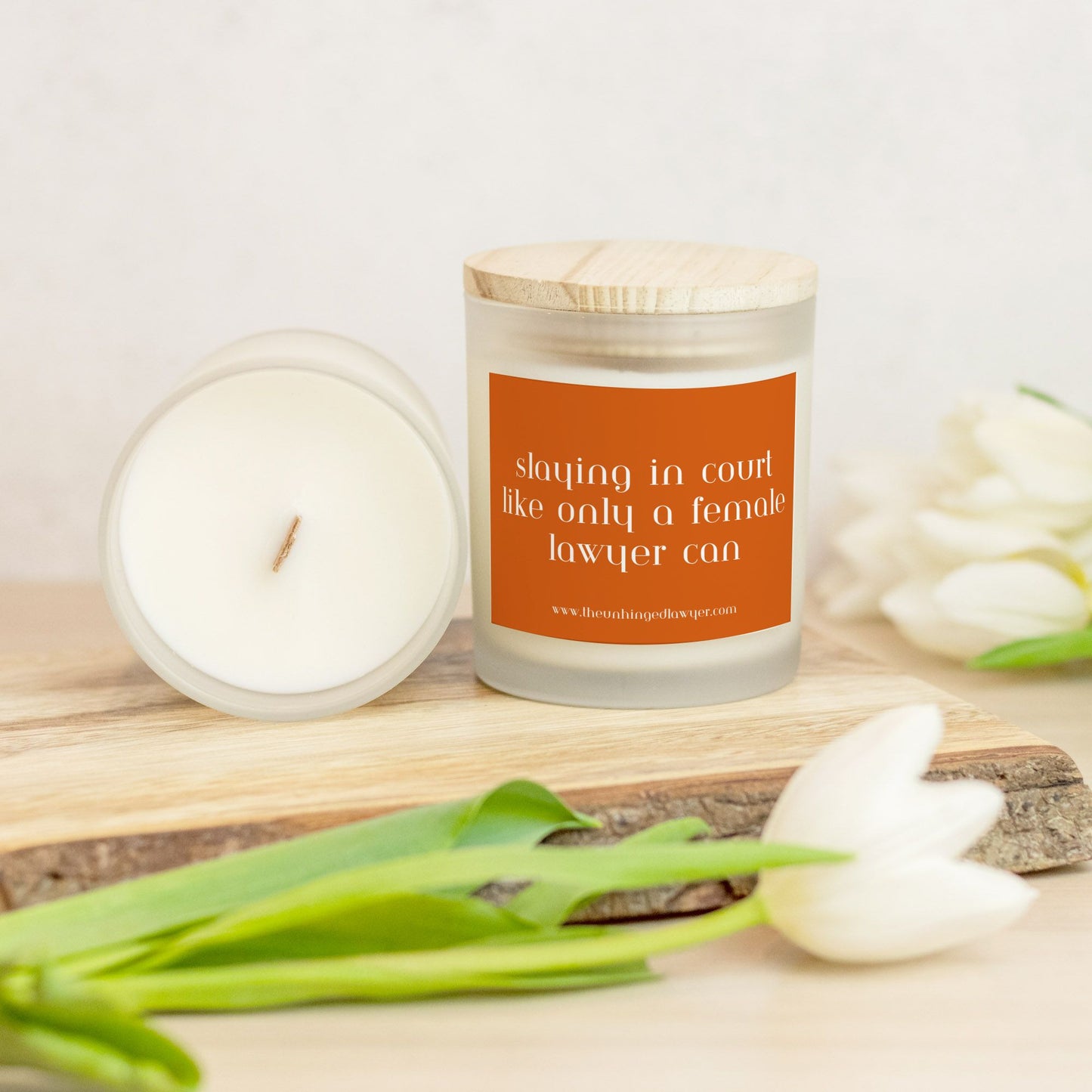 Slay the courtroom candle