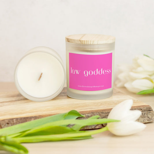 Law goddess candle