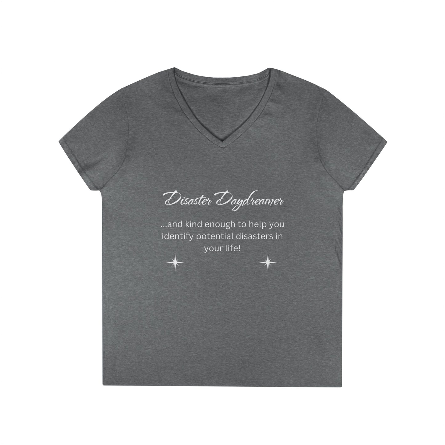 Disaster Daydreamer - Ladies' V-Neck T-Shirt