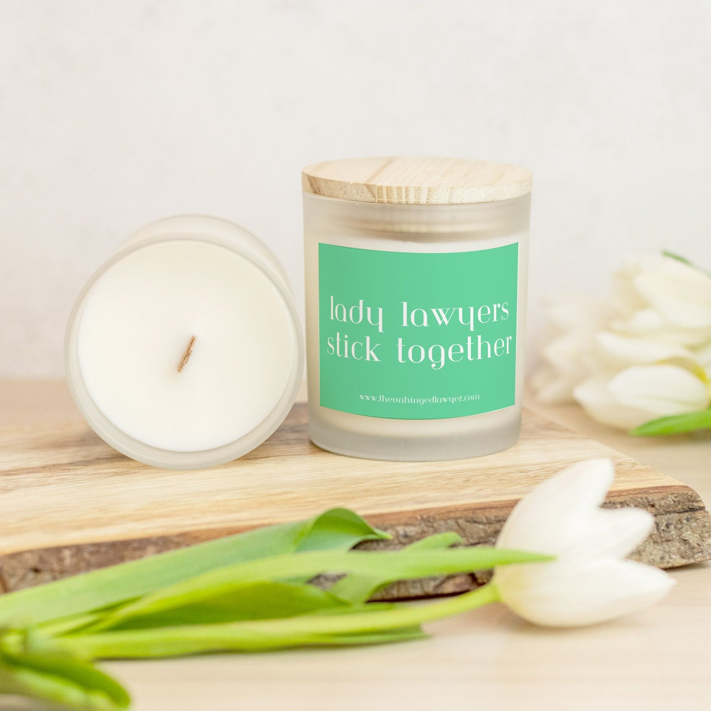 Lady lawyer candle