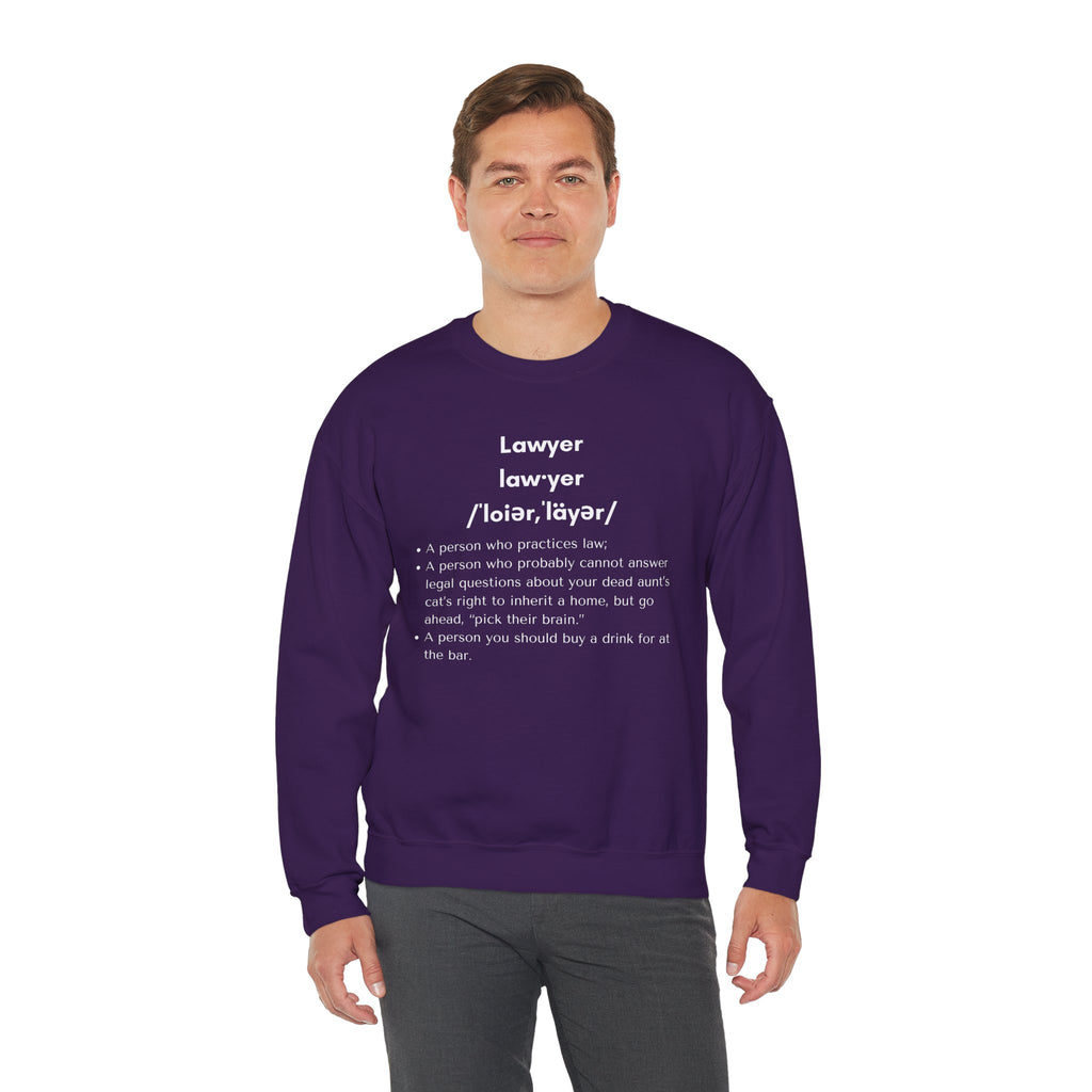 Definition of Lawyer - Sweatshirt