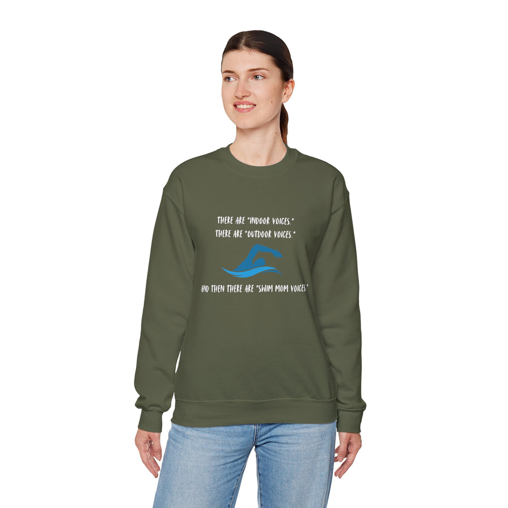 Swim Mom Voice! - Sweatshirt