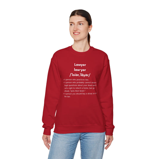 Definition of Lawyer - Sweatshirt