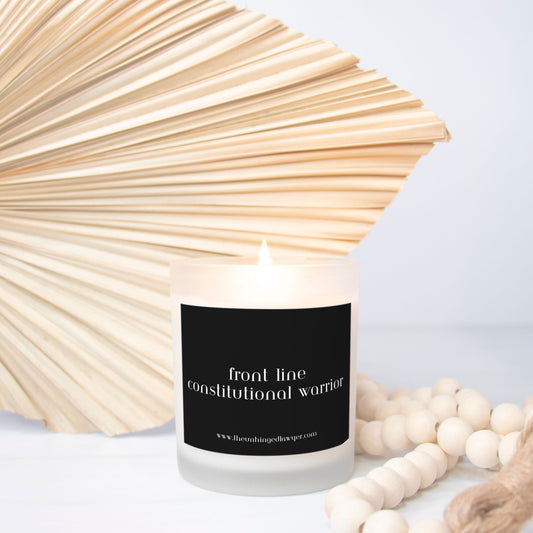Constitutional warrior candle