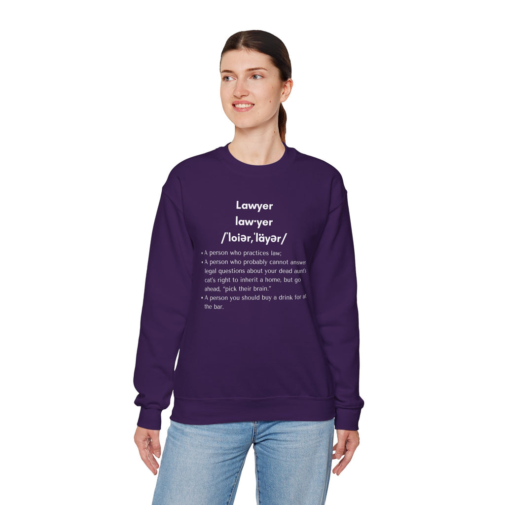 Definition of Lawyer - Sweatshirt