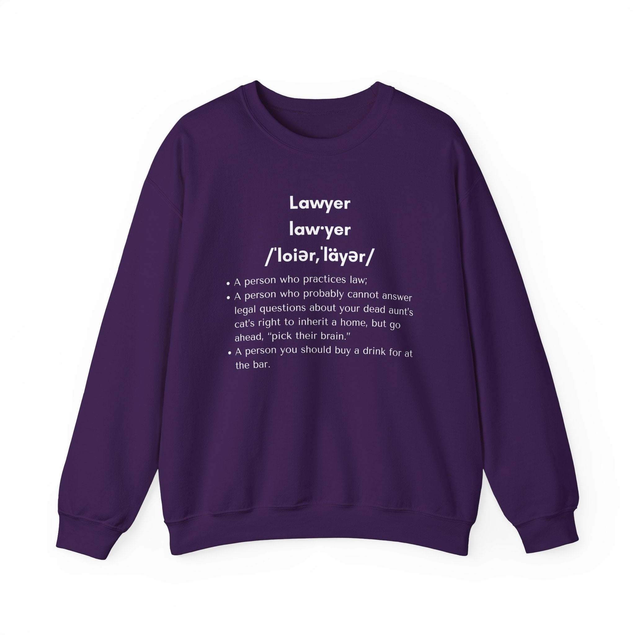 Definition of Lawyer - Sweatshirt