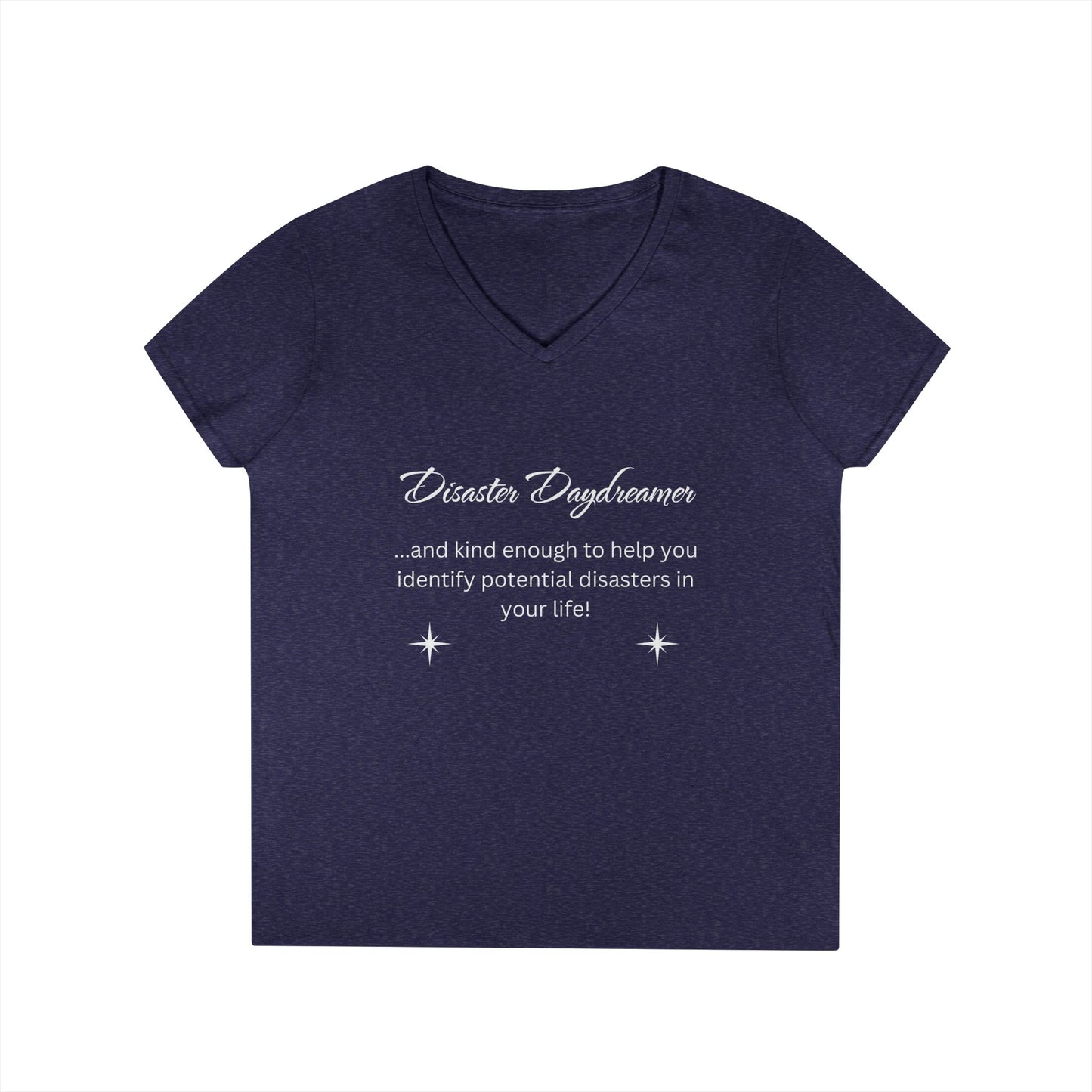Disaster Daydreamer - Ladies' V-Neck T-Shirt