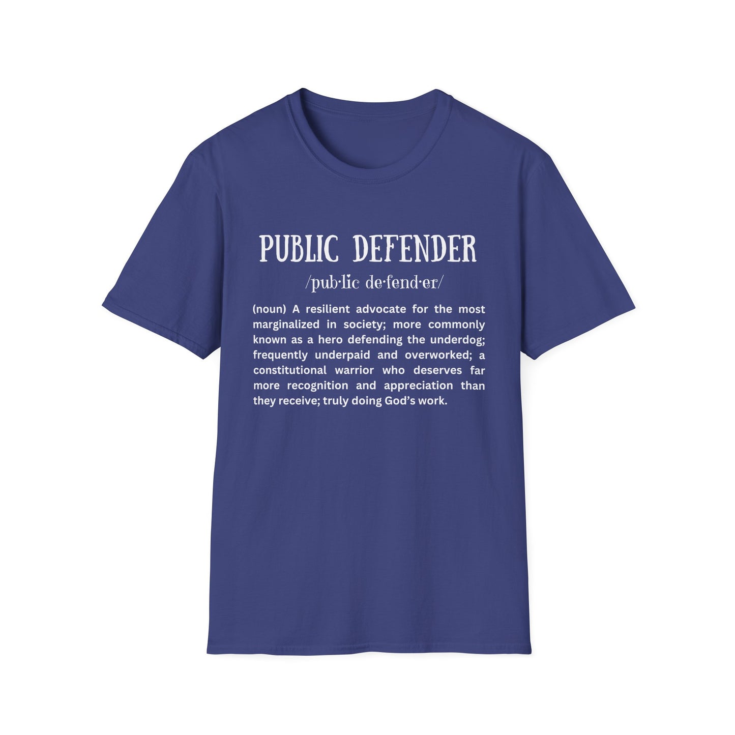 Definition of Public Defender - Unisex T-Shirt
