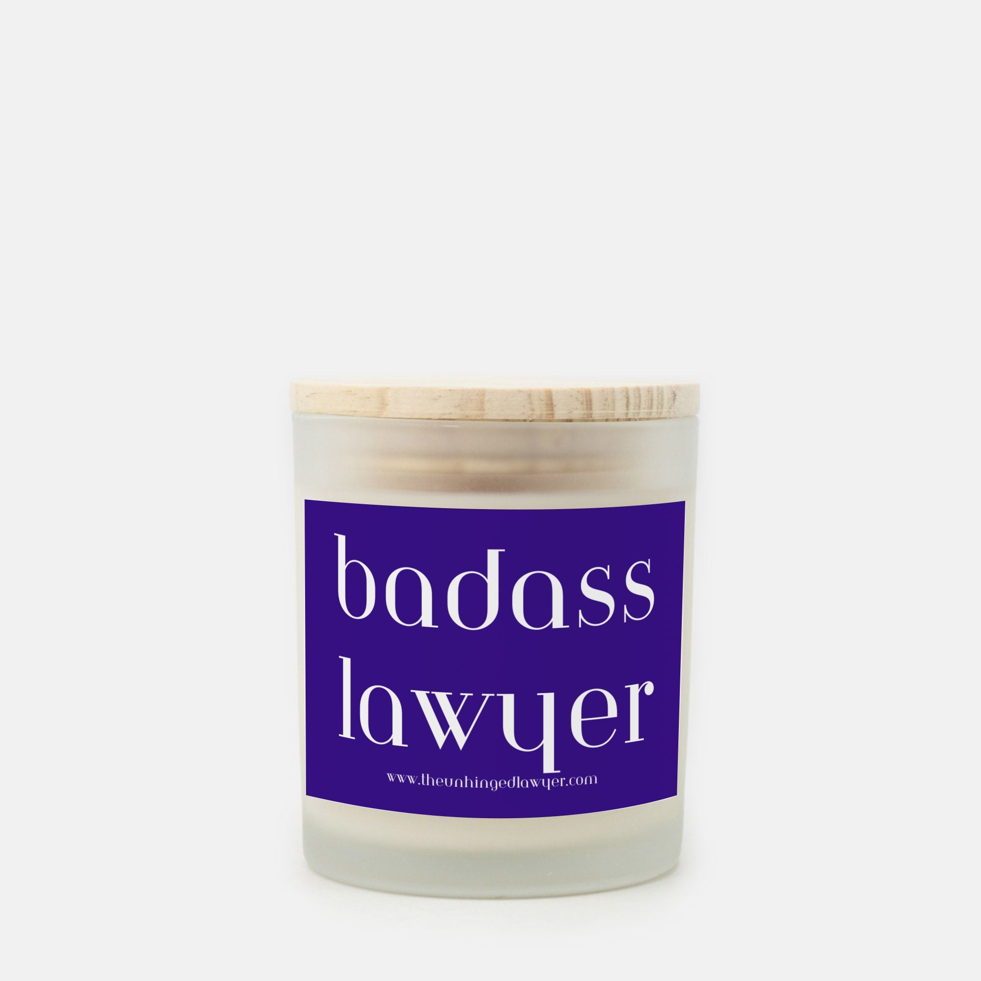 Badass lawyer candle