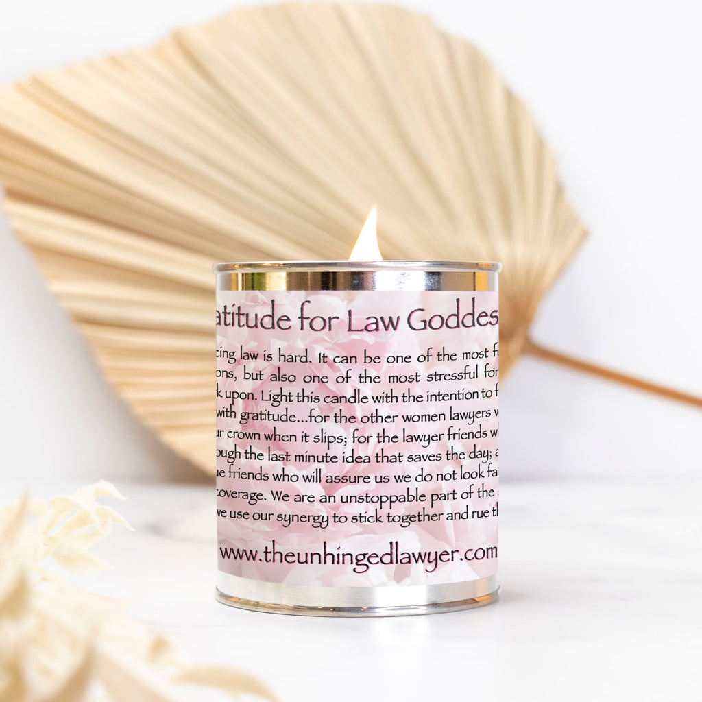 Gratitude for Law Goddesses Candle