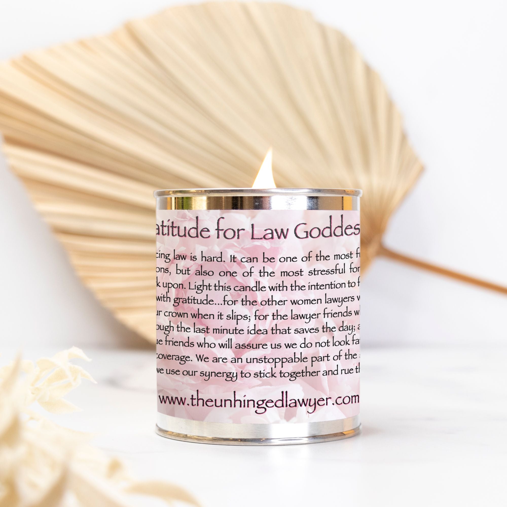 Gratitude for Law Goddesses Candle