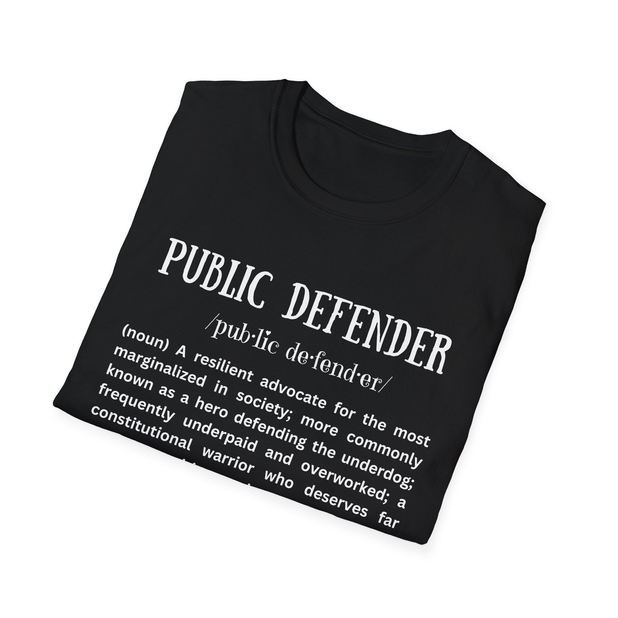 Definition of Public Defender - Unisex T-Shirt
