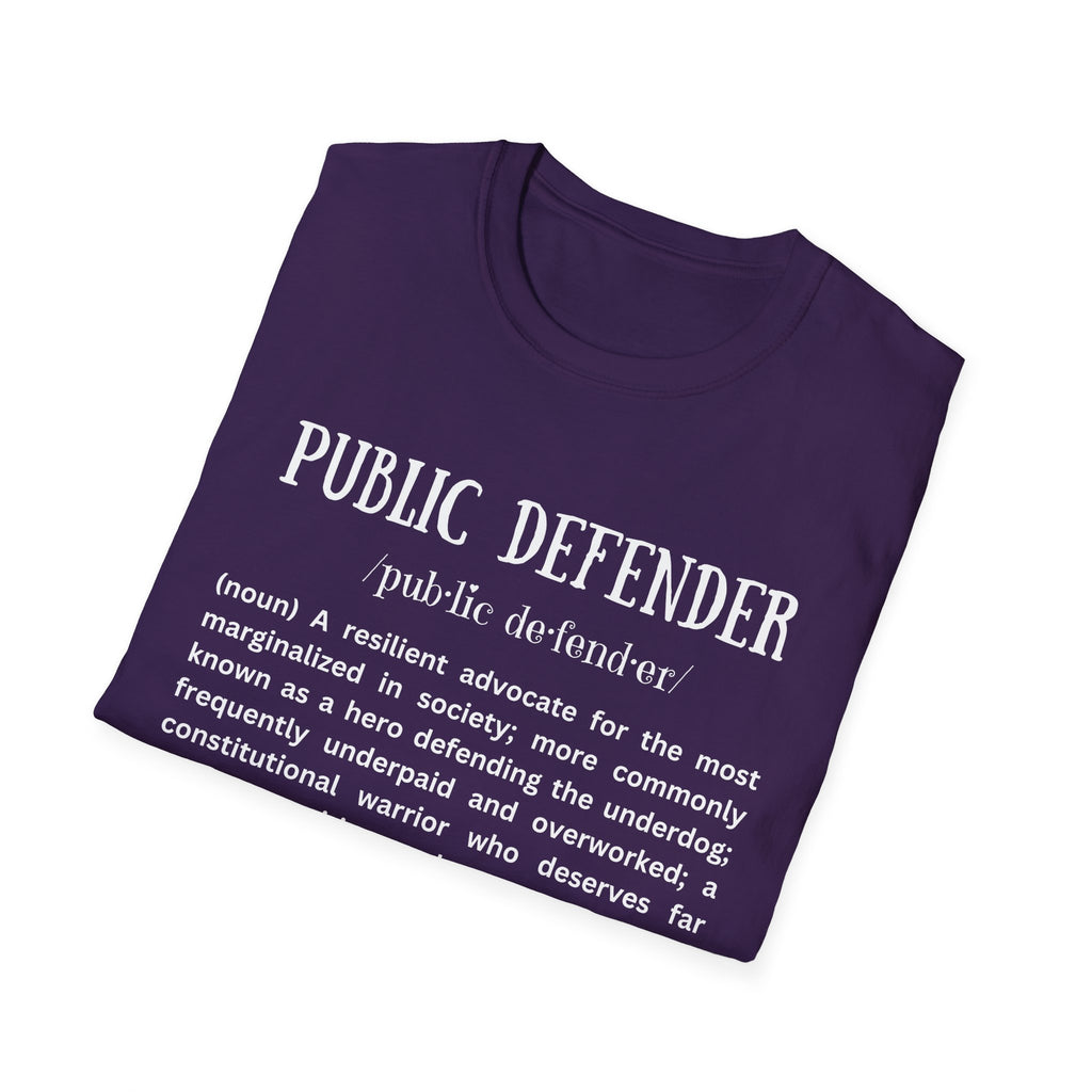 Definition of Public Defender - Unisex T-Shirt