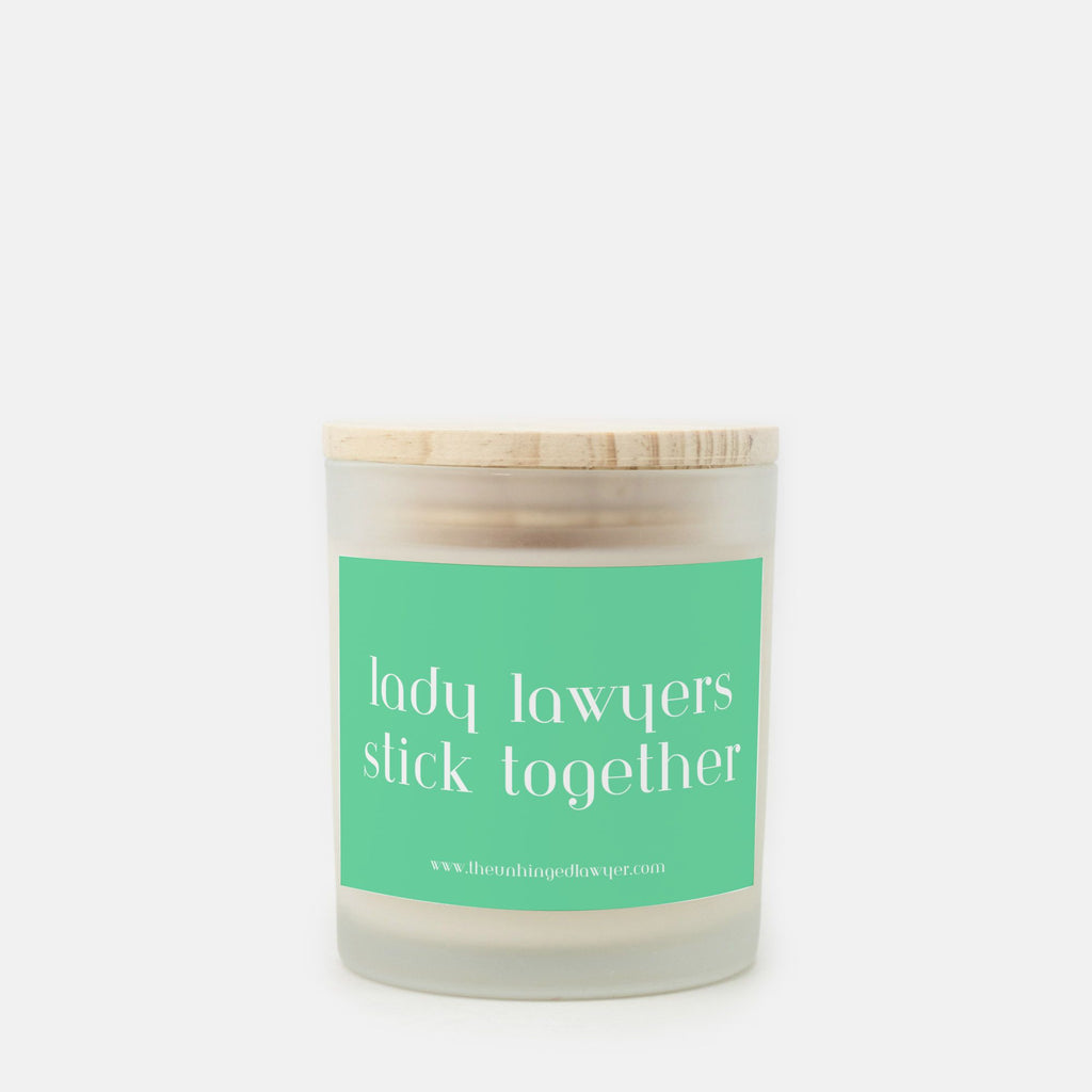Lady lawyer candle