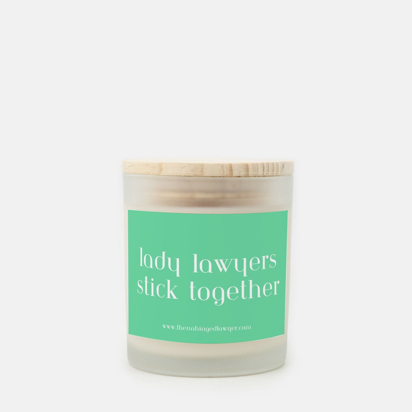 Lady lawyer candle