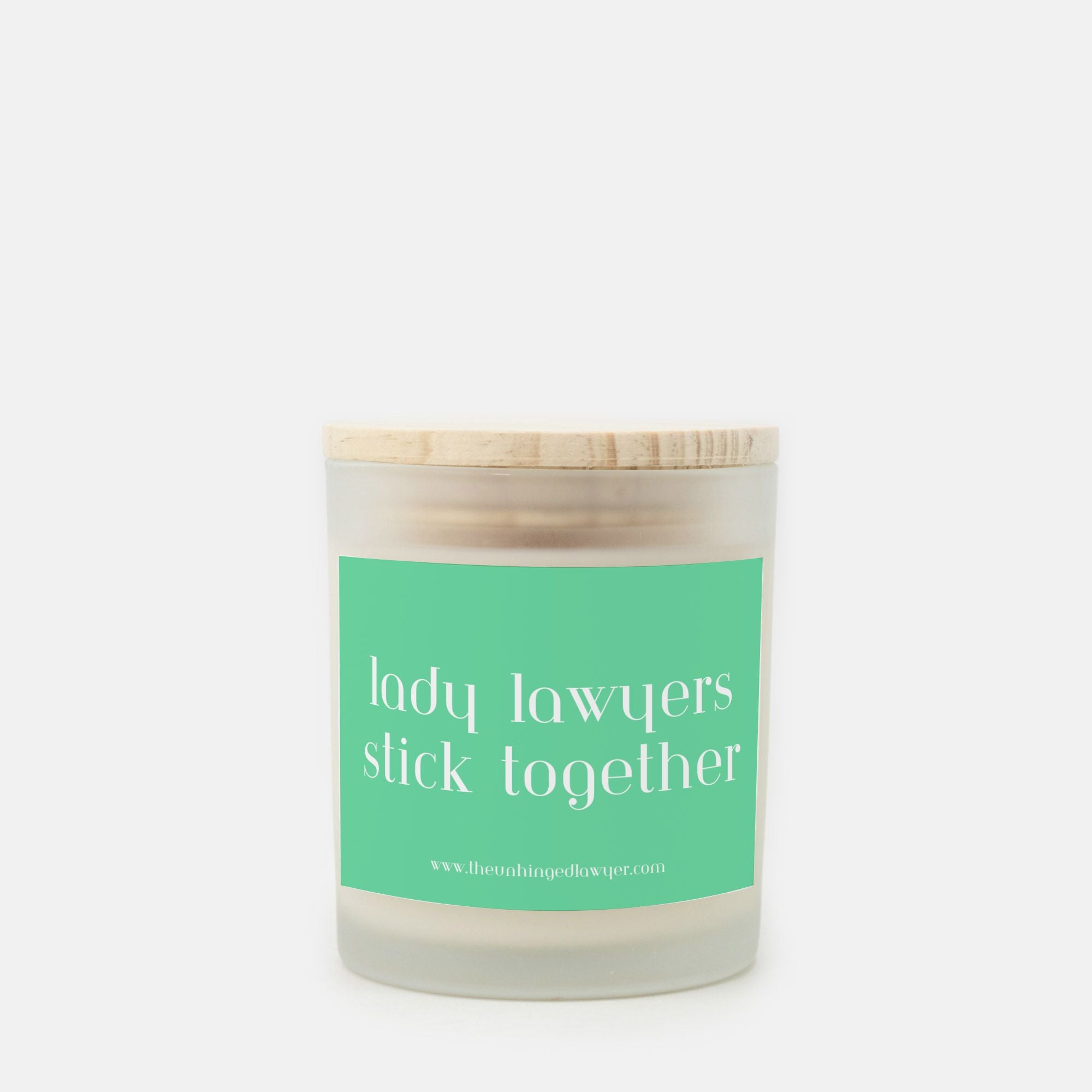 Lady lawyer candle