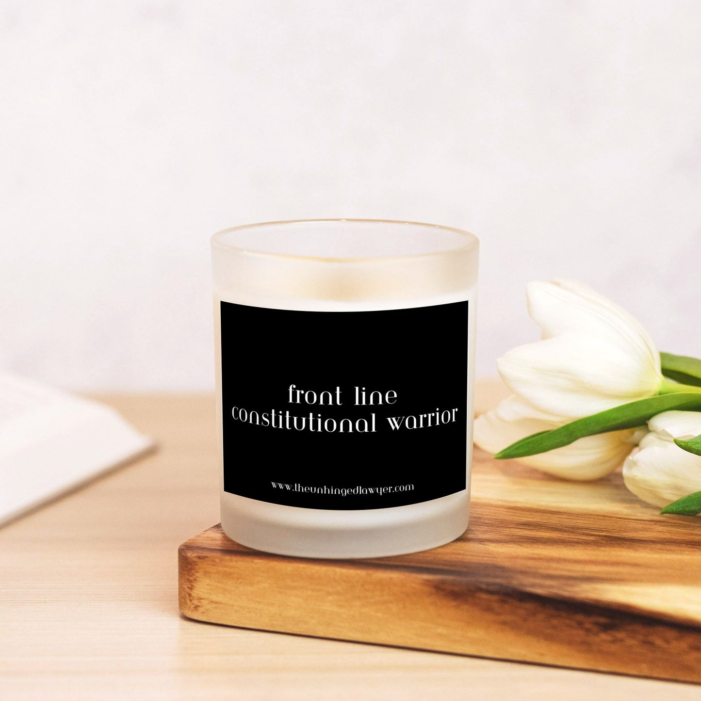 Constitutional warrior candle
