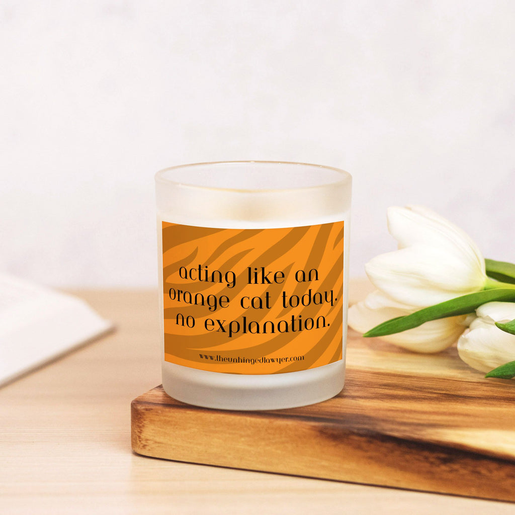 Tiger candle
