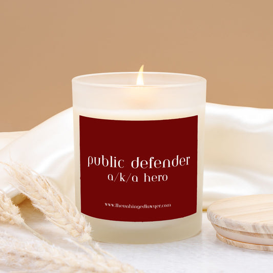 Public defender hero candle