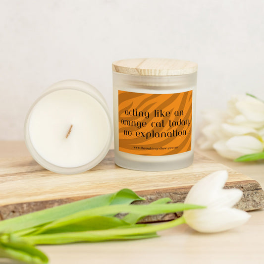 Tiger candle